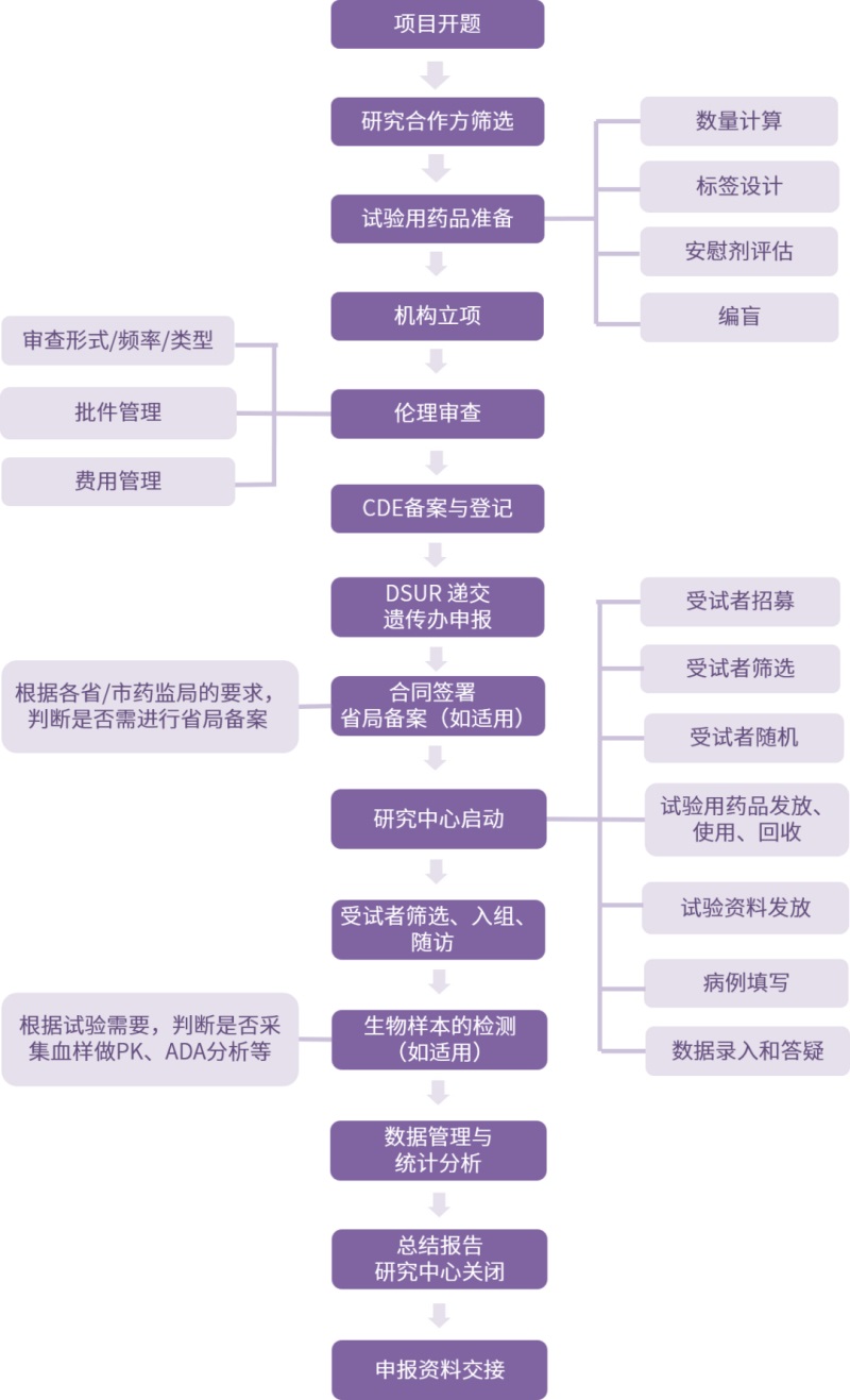 藥物臨床試驗(yàn)流程圖（藥物臨床試驗(yàn)全流程梳理）(圖1)