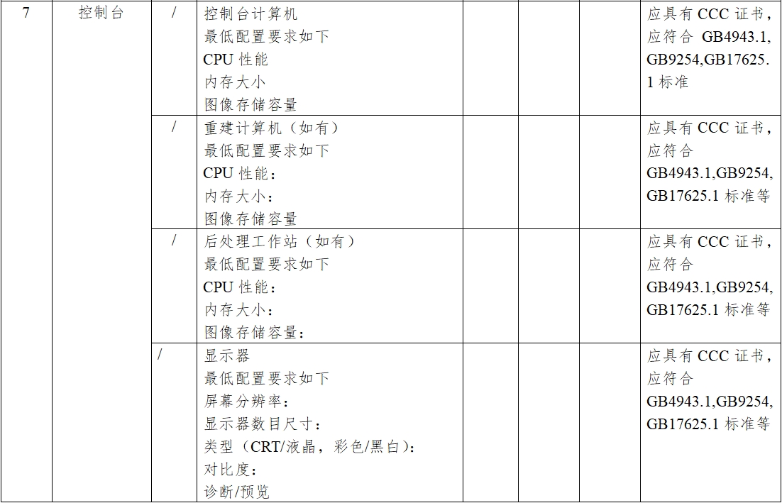 X射線計算機體層攝影設備注冊技術(shù)審查指導原則（2018年第26號）(圖10)