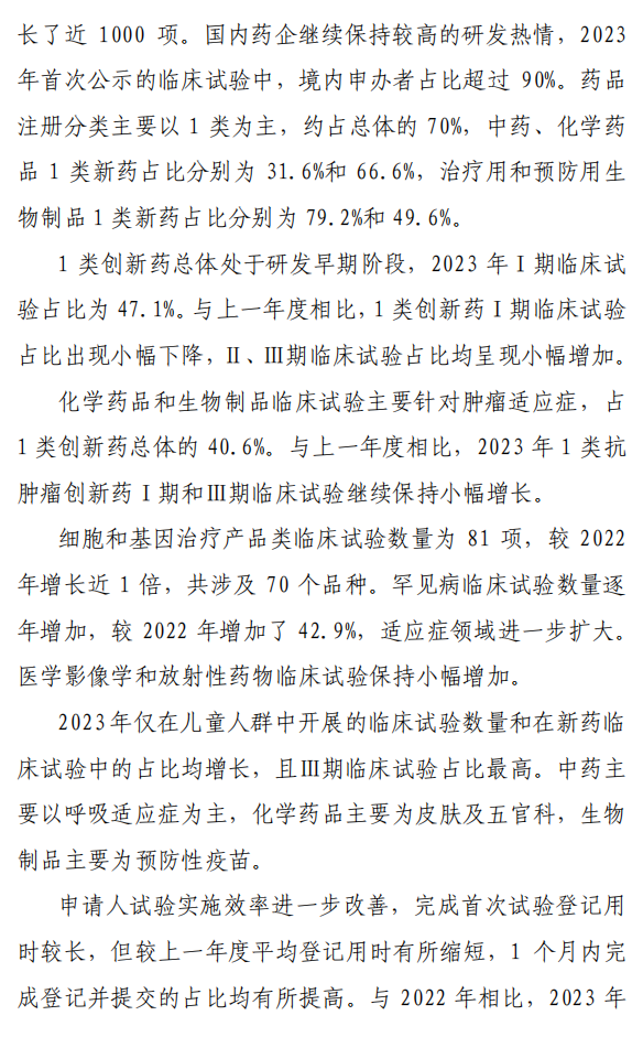 【重磅】2023中國新藥注冊臨床試驗進(jìn)展年度報告(圖6)