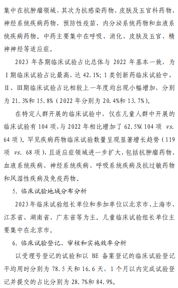 【重磅】2023中國新藥注冊臨床試驗進(jìn)展年度報告(圖5)